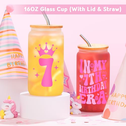 Launrada 7 Year Old Girl Birthday Gifts for 7 Years Old Girl Gift Trending 7th Birthday Gifts for Girls Popular Stuff Present for Seven Year Olds Girls Age 7 Gift Ideas Happy 7th Bday Decoration Accessories - Image 2