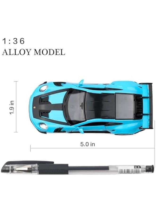 1/36 Scale Porsche 911 GT3 RS Diecast Car Models,Pull Back Vehicles Porsche 911 GT3 RS Toy Car,Cars Gifts for Boys Girls - Image 5