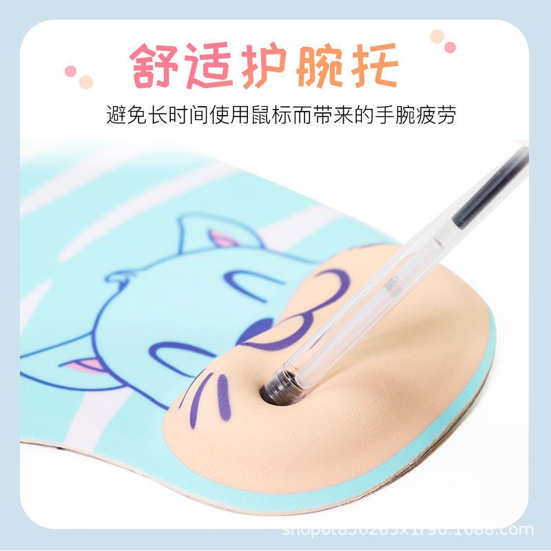 Solid Color Hand Rest Silicone Wrist Mouse Pad Super Soft Wrist Rest Pad Fresh Simple Comfortable Anti-Slip Mat Office - Image 5