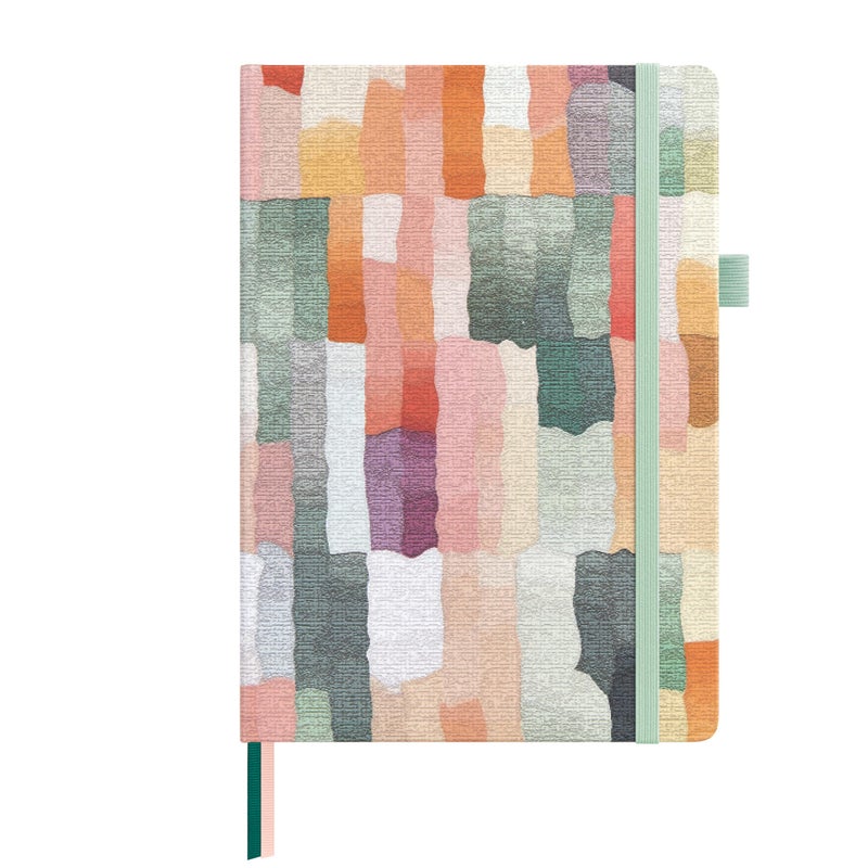 &And Per Se ⩓ Per Se Hardcover Notebook â€“ A5 5.7"x8" College Ruled, 160 Pages, 100gsm Thick Paper â€“ Aesthetic Journal for Women, Gift-Ready Planner, Everyday Writing Notebook (Colorful Stripes) - Image 1