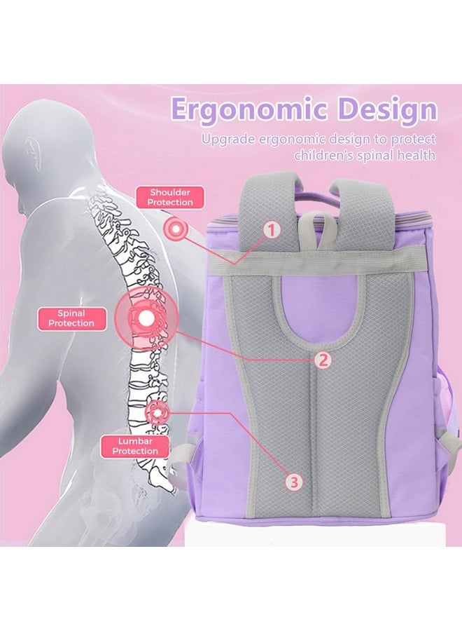 Climberty¬Æ Kuromi Backpack for School Girls Sanrio Kwaii School Backpack Multi Layer Book Bag Burden Relief Student Backpack Travel Backpack School Gift Rakhi Gift for Girls Teens - Image 4