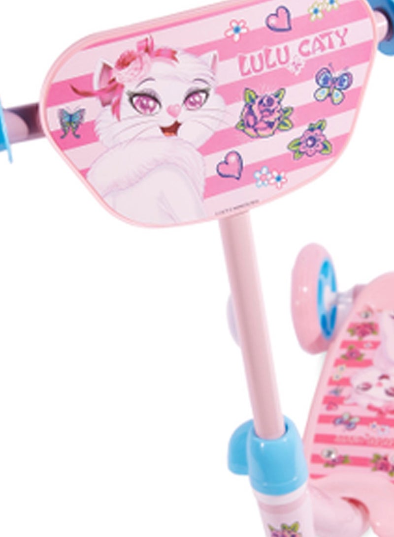 LULU CATY LULU CATY 3- Wheeler Tri-Scooter Lulu Catty Non Slip Handles Outdoor For Kids And Adults  - Image 2