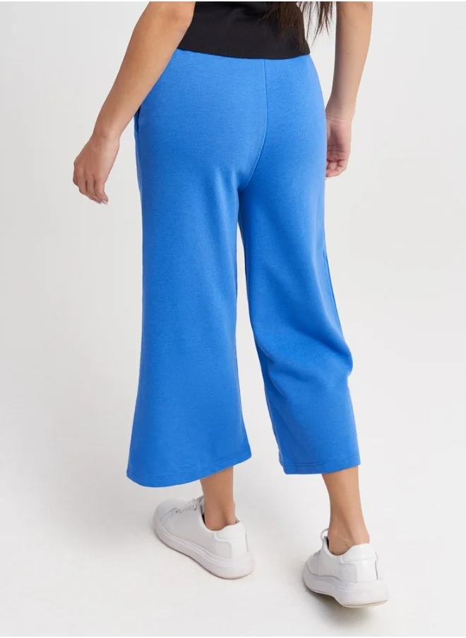 هايليز Royal Blue Cropped Pants