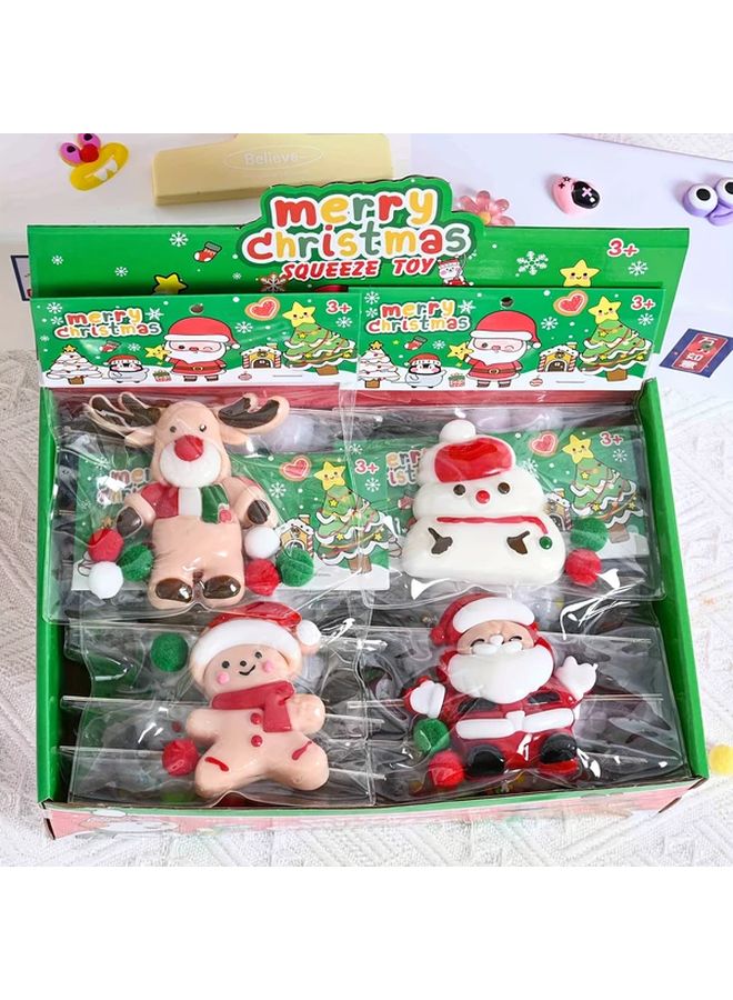 Christmas Elf Slow Pop Soft Plush Toy Set Sensory Stress Relief Ball Gift For Stocking Party Favor Holiday Decoration - Image 5