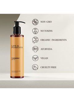 Life & Pursuits Turmeric Body Oil (6.76 fl oz), Ayurveda Massage Oil for Skin, Made with Organic Coconut Oil, Argan Oil, Almond Oil, and Squalane  - Image 4