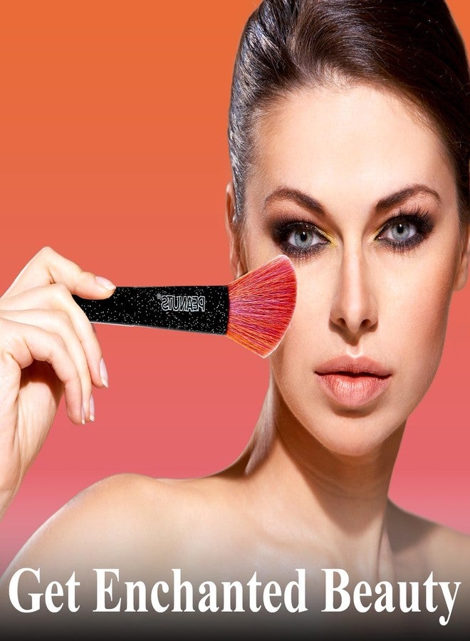 Profusion Cosmetics Peanuts Halloween Witchy Blend 4 PC Eye and Face Brush Set, Fluffy Makeup Brushes for Blending, Shading, Get Enchanted Beauty - Image 4