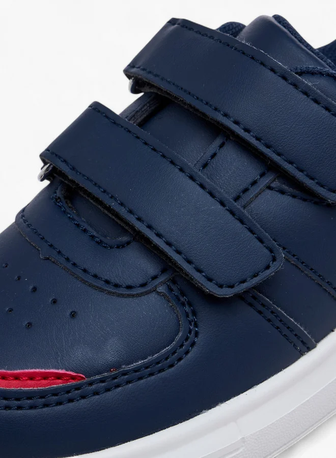 ال بي ال من شو اكسبرس Panelled Sneakers with Hook and Loop Closure