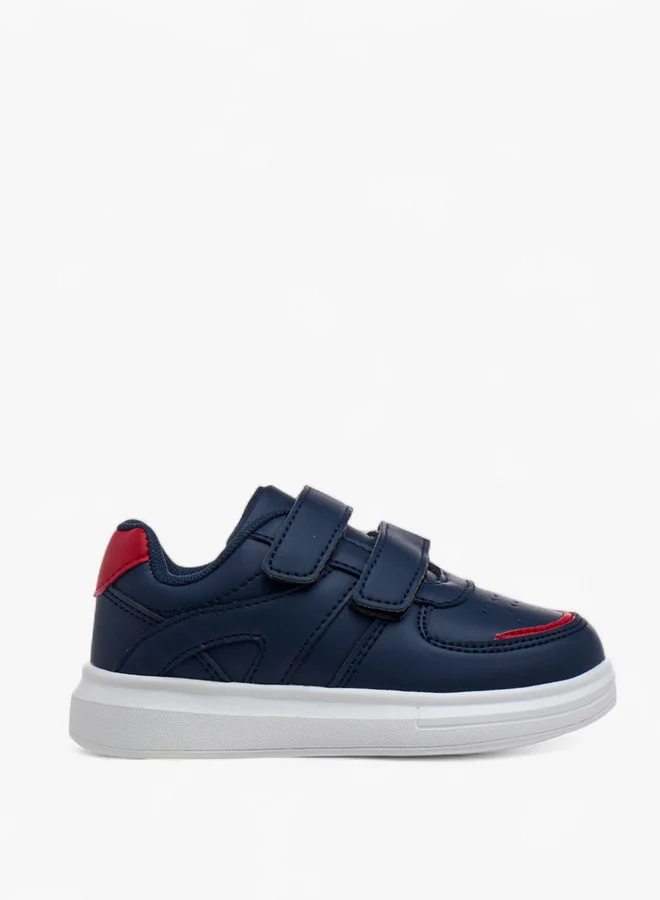ال بي ال من شو اكسبرس Panelled Sneakers with Hook and Loop Closure