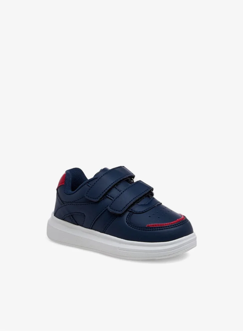 LBL by Shoexpress Panelled Sneakers with Hook and Loop Closure