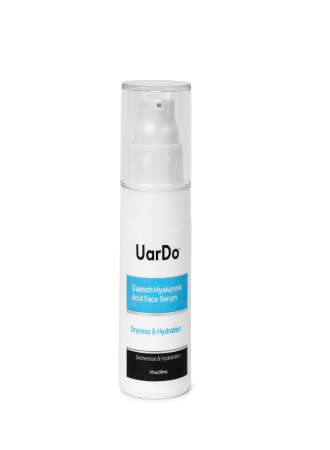 Uardo Quench Hyaluronic Acid Face Serum 1 Fl Oz/ 30 ml - usn106 | For Dry & Dehydrated Skin | Moisturizing | Aids w/Wrinkles & Fine Lines | For Women and Men - Image 1