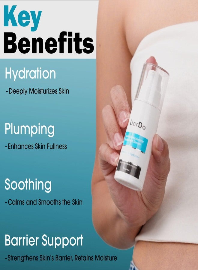 Uardo Quench Hyaluronic Acid Face Serum 1 Fl Oz/ 30 ml - usn106 | For Dry & Dehydrated Skin | Moisturizing | Aids w/Wrinkles & Fine Lines | For Women and Men - Image 4