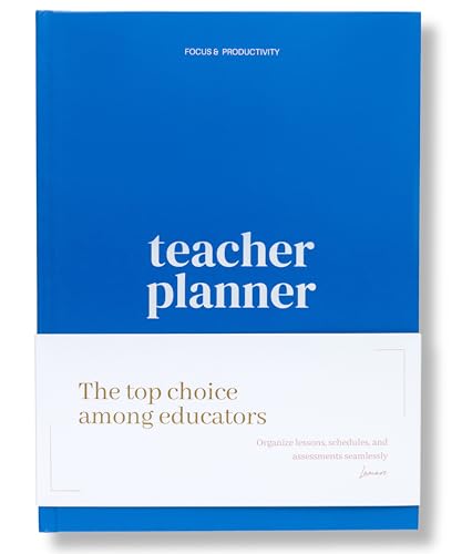 Lamare Teacher Planner 2025-2026 Academic Year – Undated Planner & Lesson Planner Book for Teachers with Class Schedule, Student Info & Weekly Planning - Image 1