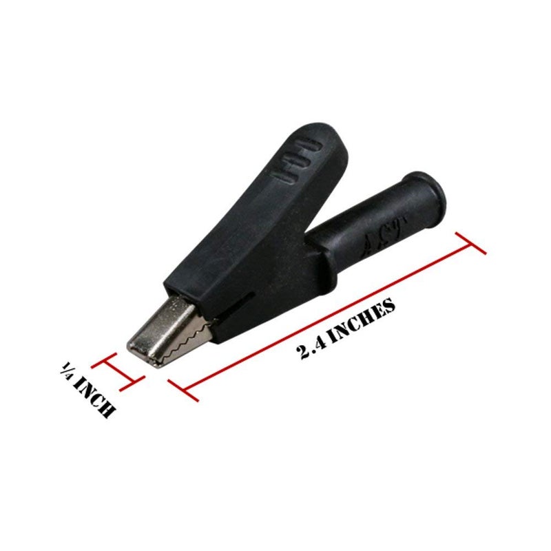 AST Labs Test Lead Alligator Clip Heavy Duty to Alligator Clip Heavy Duty 39" - Image 3