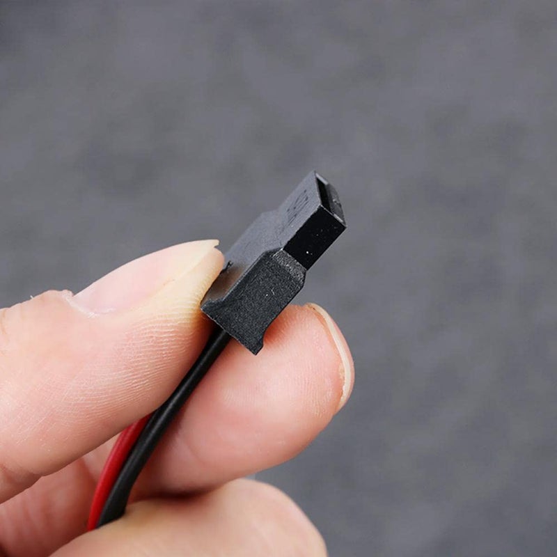 CABLESETC SATA Power Cable Splitter Molex 4pin Male to Serial ATA 15pin x 2 Female Y Cables 15CM,Yellow - Image 2