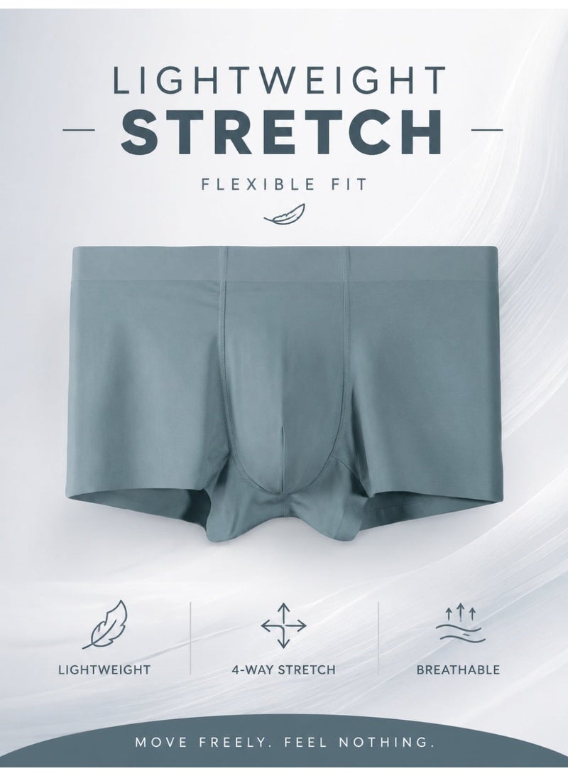 Men's Combed Cotton Boxer Briefs 6 Pack Antibacterial Honeycomb Mesh Crotch Soft Breathable L-3XL Daily Wear - Image 5