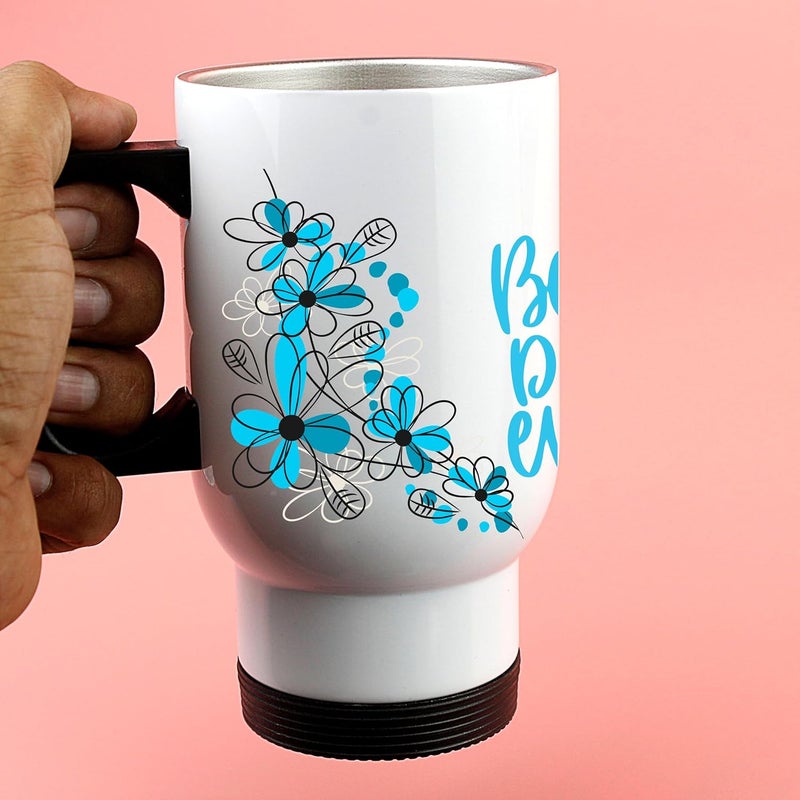 SMIZE Best Dad Ever Printed Stainless Steel Vacuum Insulated Mug 500ml14oz Keeps Drinks Hot Cold LeakProof Easy to Clean Carry Perfect Fathers Day Birthday Anniversary Gift White - Image 4