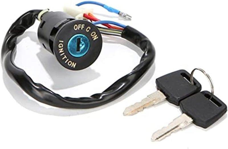 Wivplex مجموعة مفاتيح قفل مفتاح الإشعال 5 أسلاك من ويفبلكس للدراجات النارية - Image 1