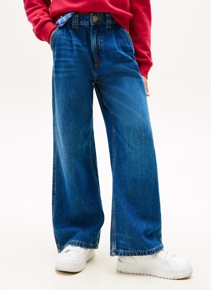 TOMMY HILFIGER Kids Denim Mabel Pleats Jeans - Image 1
