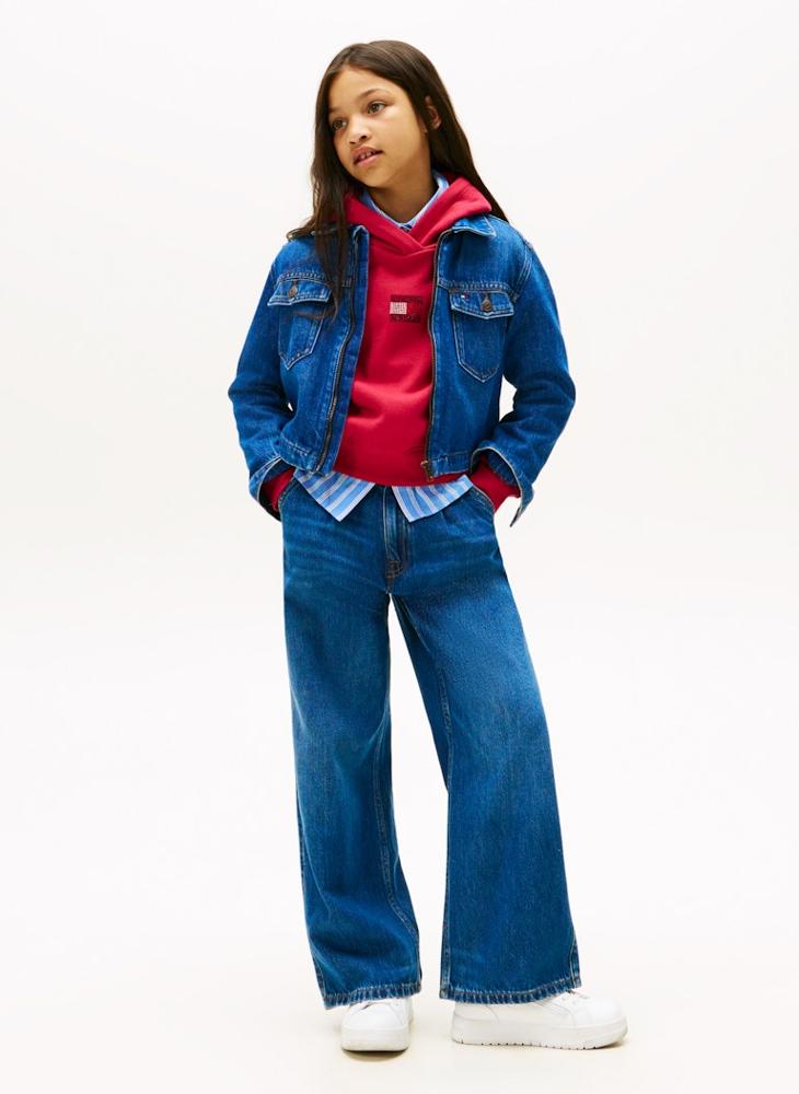 TOMMY HILFIGER Kids Denim Mabel Pleats Jeans - Image 4