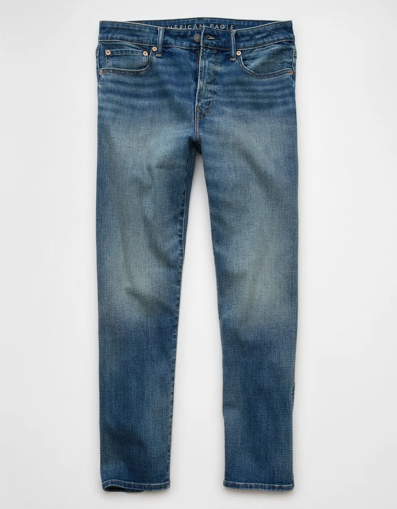 American Eagle  AE Flex+ Original Straight Jean for Men | Best Price UAE