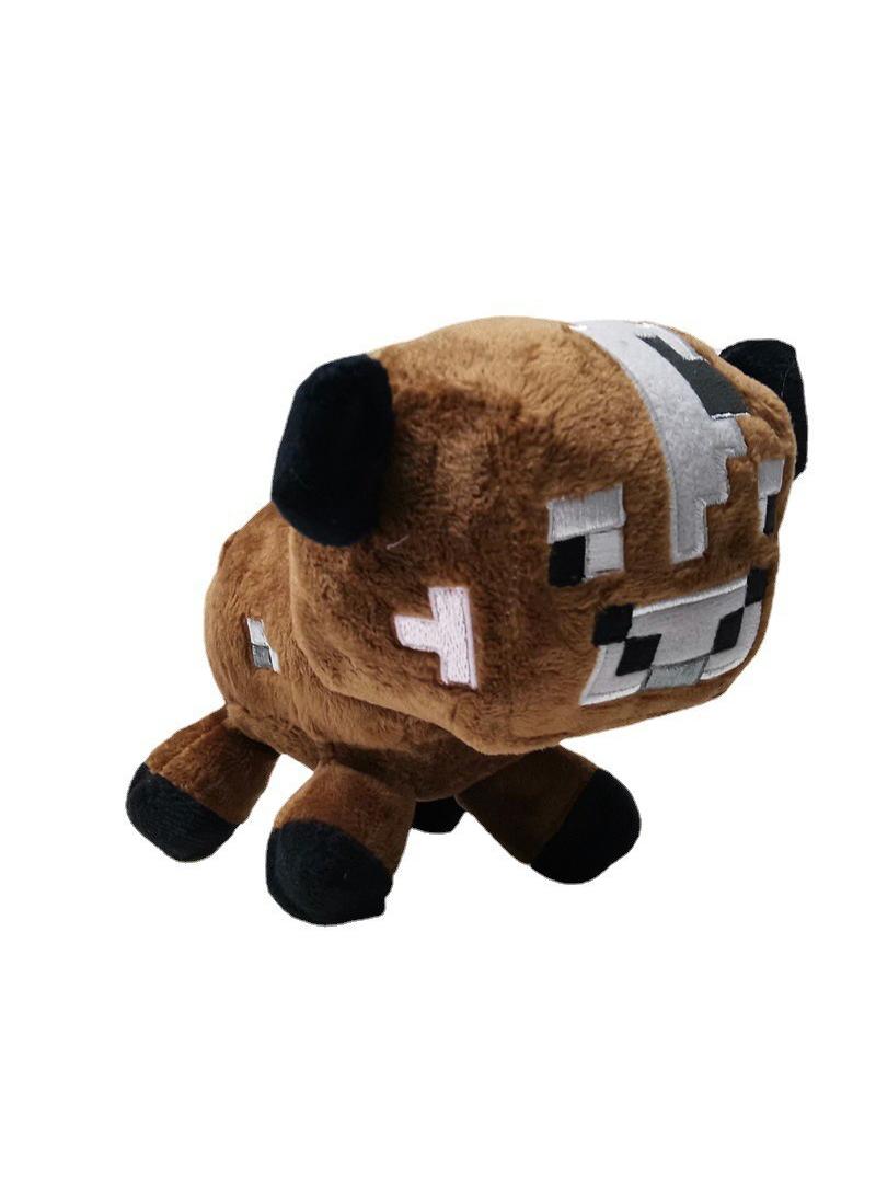 Stuffed Plush Toys My World Series Action Dolls Brown Cattle 16Cm