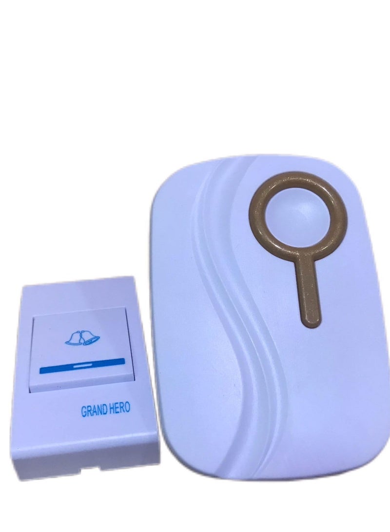 جرس باب لاسلكي بتصميم ذكي مزود بخاصية التحكم عن بعد بالاضافة الى (36) نغمة موسيقي