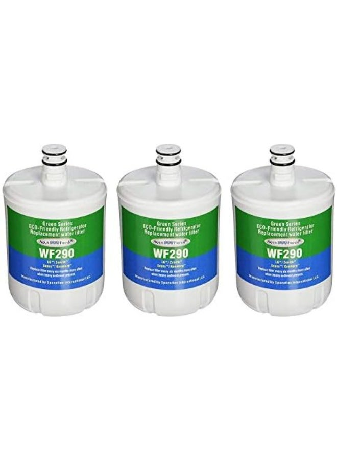 Aqua Fresh WF290 Replacement LT500P Refrigerator Water Filter Compatible with LG LT500P, 5231JA2002A, ADQ72910911, Kenmore GEN11042FR-08, 46-9890