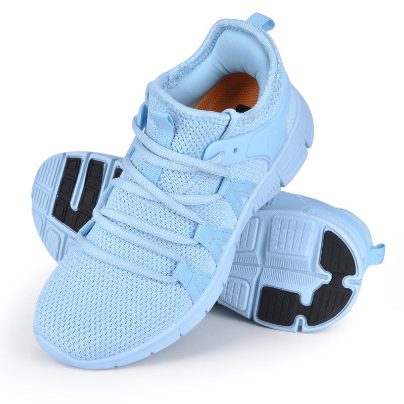 INZCOU Running Shoes Lightweight Tennis Shoes Non Slip Gym Workout Shoes Breathable Mesh Walking Sneakers 8women / 7men - Image 1