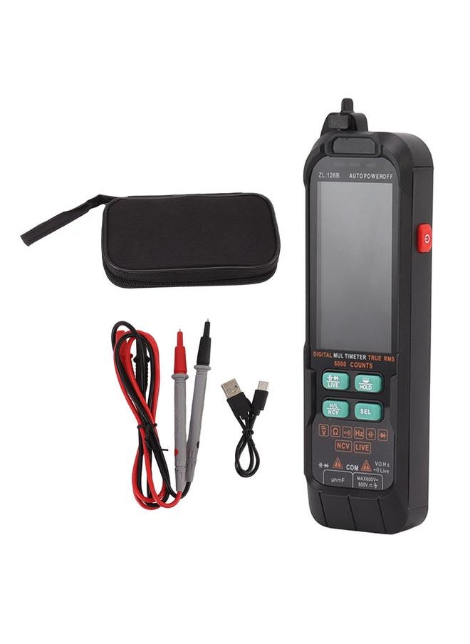 Thoraya Digital Multimeter Tester Large Backlit Screen Portable Smart Digital DC AC Current Voltage Meter 0‑600V  - Image 1