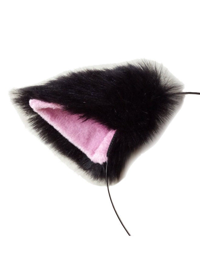 NIBEMINENT Cat Fox Ears Long Fur Hair Headband - Image 3