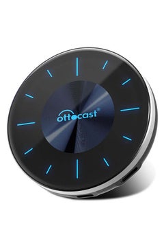 OTTOCAST P3 OttoAiBox - 2024 Android 12 CarPlay AI Box, Wireless CarPlay & Android Auto Adapter, 8GB+128GB, HDMI Output, GPS, Video Viewing YouTube, Netflix, Tiktok, etc