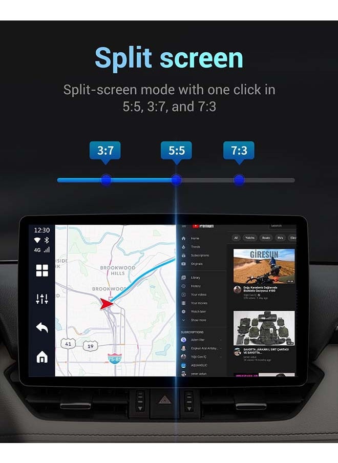 Ottocast - OTTOCAST P3 OttoAiBox - 2024 Android 12 CarPlay AI Box, Wireless CarPlay & Android Auto Adapter, 8GB+128GB, HDMI Output, GPS, Video Viewing YouTube, Netflix, Tiktok, etc - Image 1
