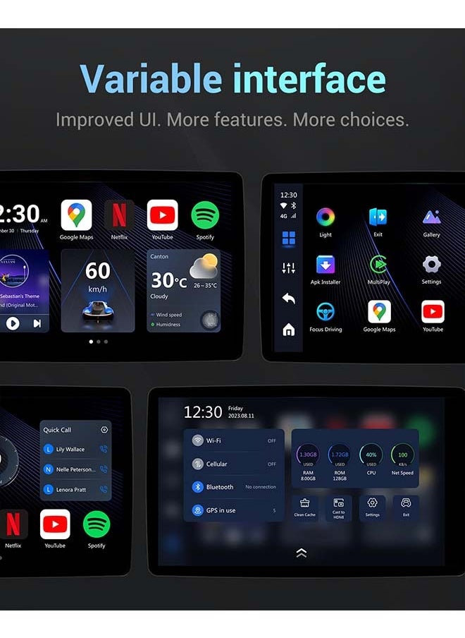 Ottocast - OTTOCAST P3 OttoAiBox - 2024 Android 12 CarPlay AI Box, Wireless CarPlay & Android Auto Adapter, 8GB+128GB, HDMI Output, GPS, Video Viewing YouTube, Netflix, Tiktok, etc - Image 1