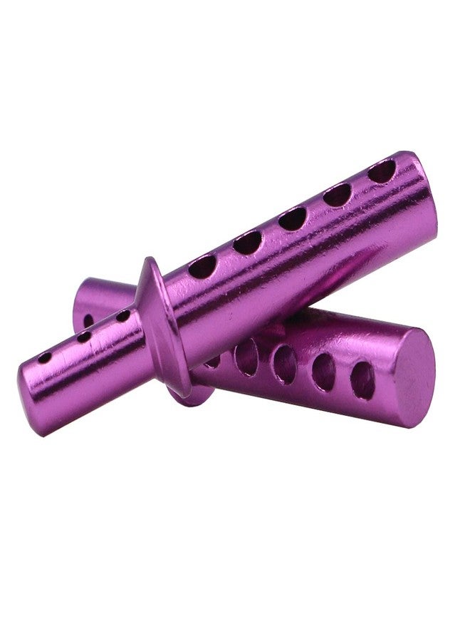 Treehobby 4PCS Aluminum Body Post Upgrade Parts mounts of 08047 Compatible with RC 1/10 Redcat Volcano EPX/Pro S30 Replacement (Purple) - Image 5