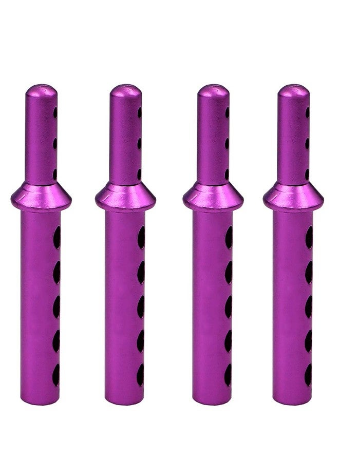 Treehobby 4PCS Aluminum Body Post Upgrade Parts mounts of 08047 Compatible with RC 1/10 Redcat Volcano EPX/Pro S30 Replacement (Purple) - Image 3