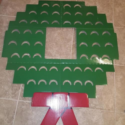 JUMBL Christmas Decoration Wonder Wreath Jumbo (44" X 36") Card & Photo Display Holder. for Home, Work, Schools, Party. Great Way to Go Down Memory Lane. - Image 3