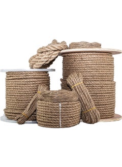 Kafenn Jute Straw Braided Decoration Rope 8 mm 30 mt  - Image 2
