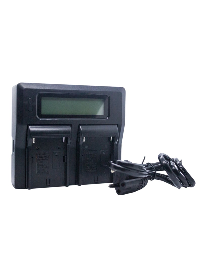 BESTON Beston Charger Double Port for Sony F970: Dual-port charger for Sony F970 batteries, offering flexibility and convenience for Sony camera users. - Image 3
