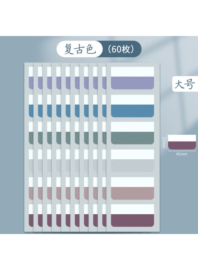 NATHAN Index Stickers Small Card Paging Label Stickers Writable Sticky Notes Creative Student Color Note Stickers Instruction Stickers - Image 1