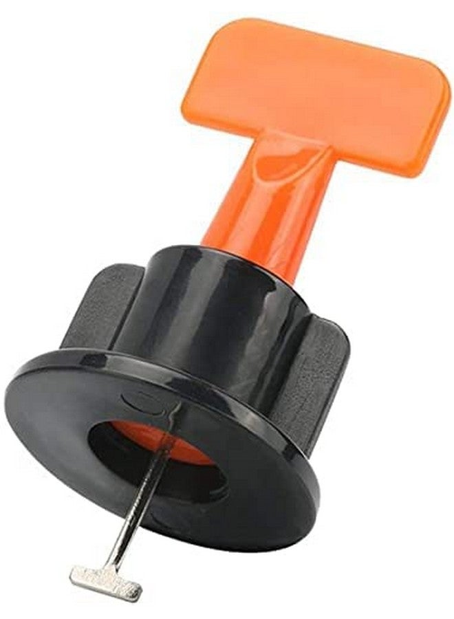 Zaptec Reusable Tile Levelling System Complete Kit For Floor & Wall Tiles (Pack of 50 Pcs T Needle, 50 Pcs Cap & 1 Wrench) (Orange & Black) - Image 5