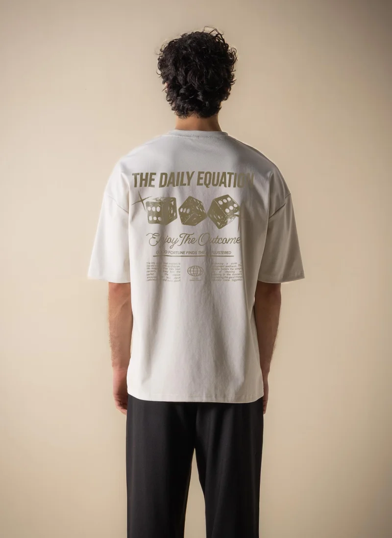 شايبس CONTRAST PRINTED MIDWEIGHT T-SHIRT