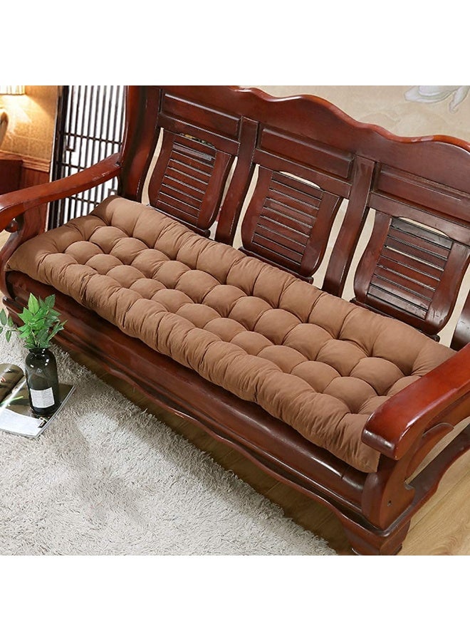 Outdoor Thick Tufted Bench Cushion for Chaise Lounge, Swing, or 2-3 Seater Sofa - Image 3