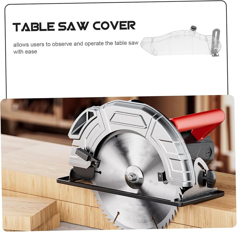 TIDTALEO غطاء غبار واقي منشار طاولة محمول هود أمان لمناشير دائرية - Image 4