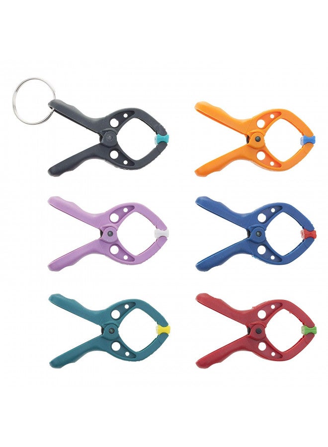 Wolfcraft wolfcraft microfix Mini Spring Clamp Set, 7 pcs. I 3420000 I The miniature spring clamp for fiddly tasks - Image 1