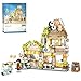 MEIEST Mini City Shop Street View Building Blocks Model SetSimulation Animals Architecture Collection Particle Construction Building Bricks ToyHome Decoration Bear Coffee Shop - Image 2