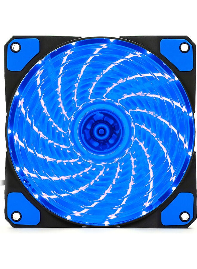 إسكدنيا مروحة تبريد بإضاءة LED أزرق - Image 1