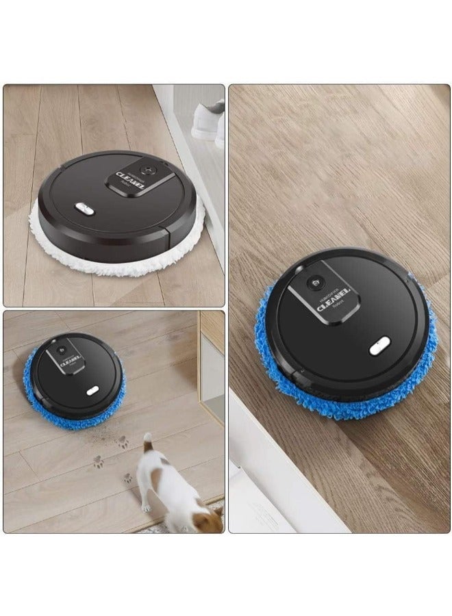 ELTRAZONE Robot Vacuum Cleaner, Intelligent Sweeping Robot Humidification Spray Intelligent Mopping Wet Dry Dual-purpose Multi-functional Cleaning, Mopping Machine Good for Pet Hair, Carpets Hard Floors. - Image 3