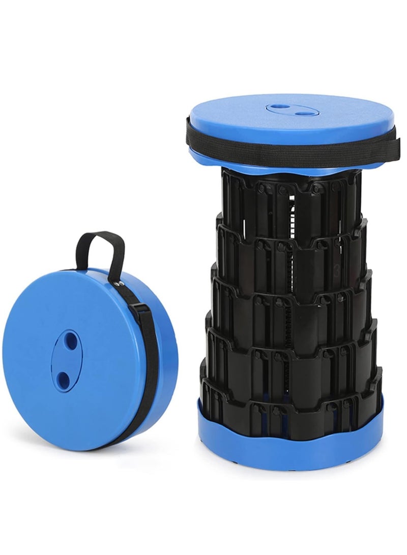 ELTRAZONE Portable Telescoping Stool Lightweight Sturdy Retractable Seat Foldable Chair Shrink Stool for Garden Fishing Camping Hiking BBQ  - Image 1