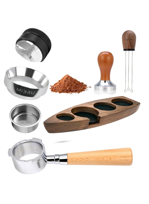 Coffee Dedica Set 51mm 6 in 1 Compatible Replacement Part Espresso Machine and Barista Tables