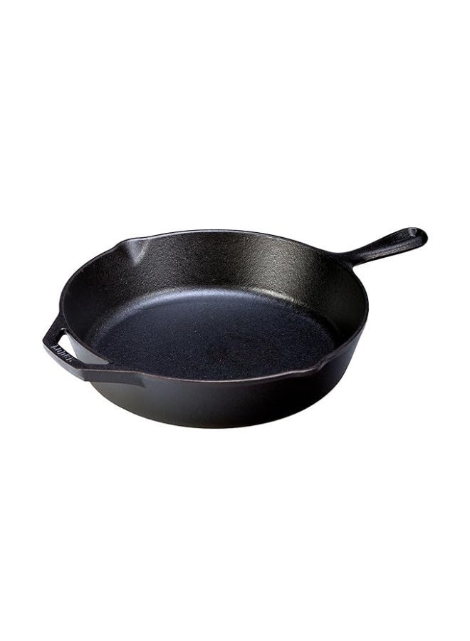 Lodge Pre-Seasoned Cast Iron Black Skillet - 12 Inch - Image 1